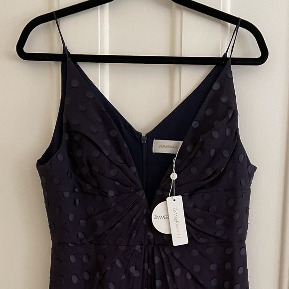⭐️HOST PICK⭐️ Zimmerman Esplanade Burnout Dress French Navy AU3 (AU14) RRP $595 - Picture 3 of 10
